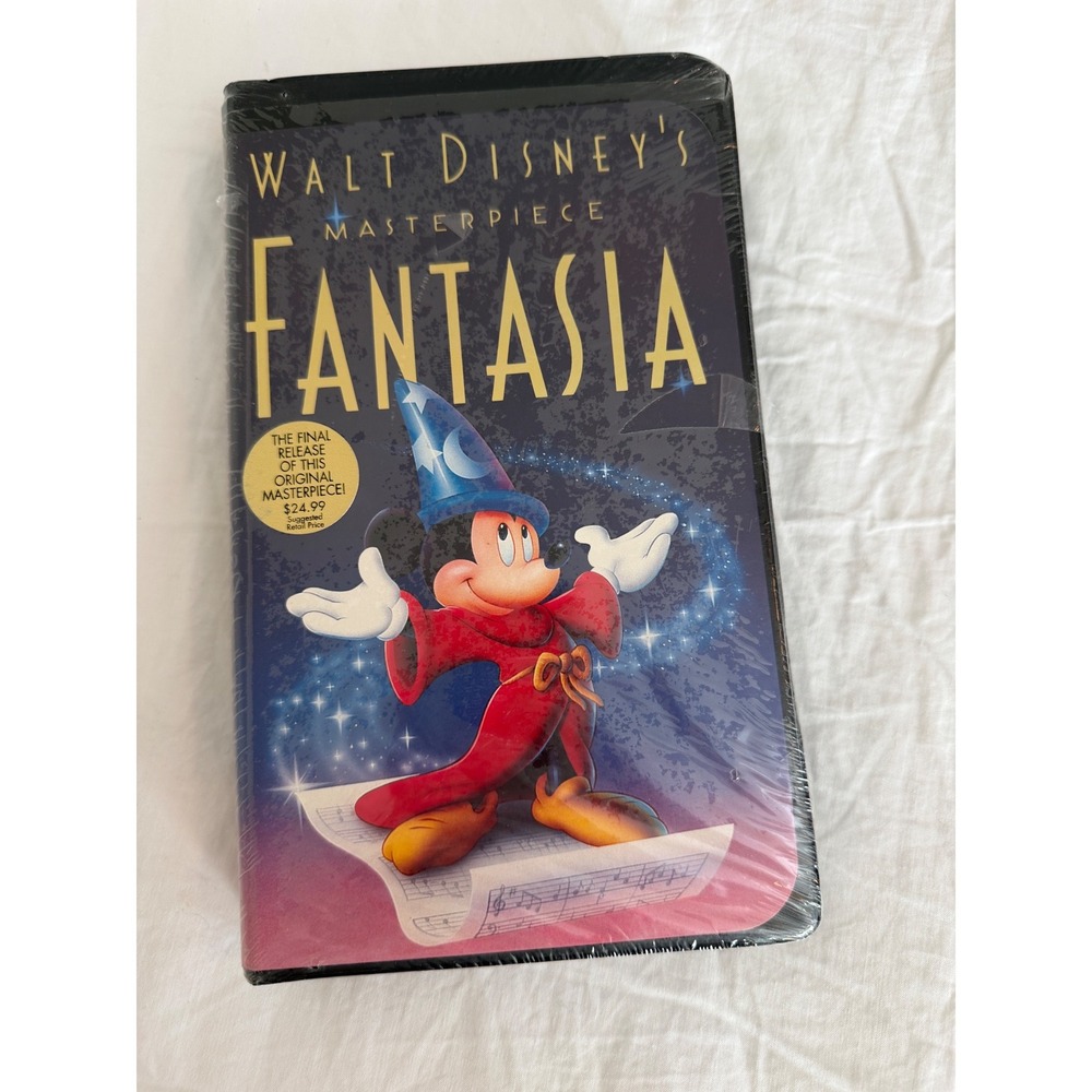 Walt Disney's Masterpiece Fantasia VHS 1991 Sealed New Mickey Mouse 1132